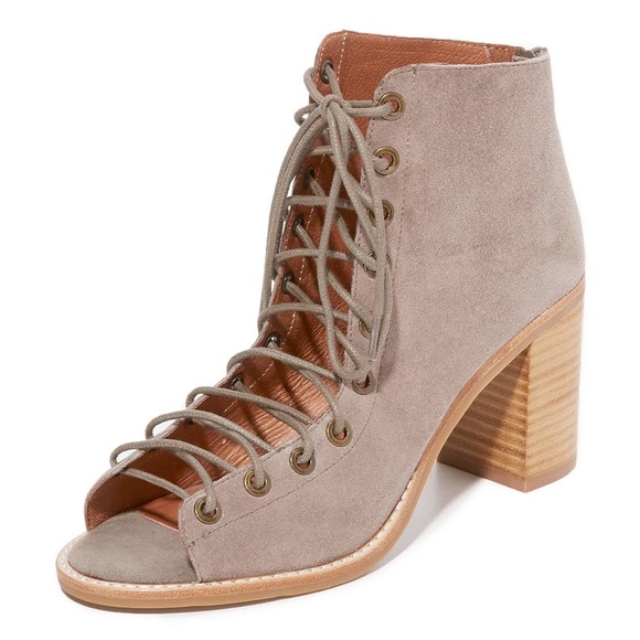 Jeffrey Campbell suede Cors size 5 sandals lace - Picture 3 of 8